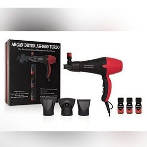 🔥 NEW Argan Dryer AW4600 Turbo Professional Set – Salon-Quality Results at Home